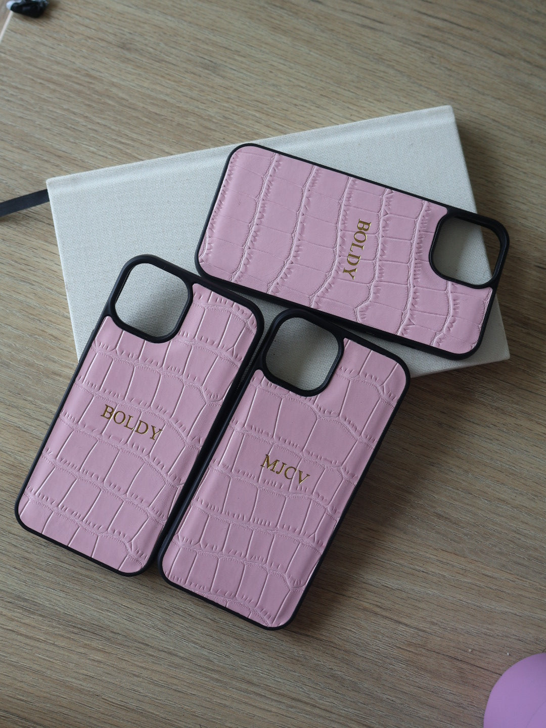 Cocodrile Case   rosado